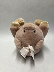 Oshko International Corp. Chubby Round Stuffed Animal Girl Pig Plush With Bow