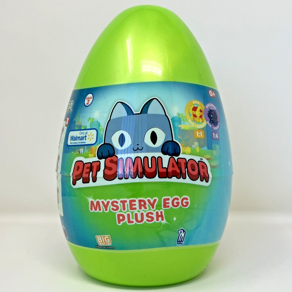 Pet Simulator Green Mystery Egg Plush Series 2 Walmart Exclusive 2024 New!