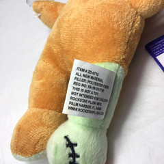 Zombie Dog Window Sign Cling 2012 Rockstar Stuffed Plush Toy With Tags 8″