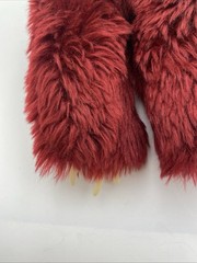 FUGGLER Clawey Funny Ugly Monster Spin Master Plush Red Maroon Toy Teeth 12”