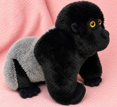 Vintage Stars In The Wild Silverback Gorilla Ape 15″ Plush Shiny Eyes