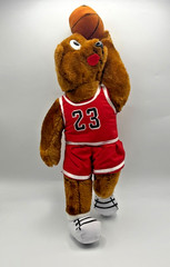 VTG 1993 Teddy Air Michael Jordan Bear Stuffed Plush Toy 23 Chicago Bulls