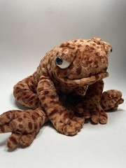 Jellycat Toby The Toad Frog Brown Spot Cute Clean Retired HTF Plush