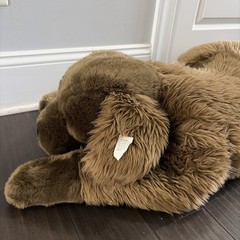 Chocolate Labrador Retriever Plush 44″ Pillow Plow & Hearth Cuddle Dog Realistic
