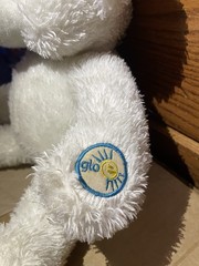 Cepia Glo-E Bear 16” White Color Kinetics Light-Up Plush Toy Works Perfectly!