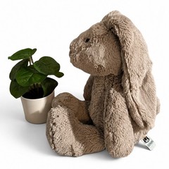 Retired Older Jellycat Bashful Bunny Beige Plush 12” Rare Early Tag Style