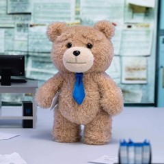 POP MART TED 2 Action Plush Pendant *NECK TIE BEAR*100% Authentic*Open Box Only*