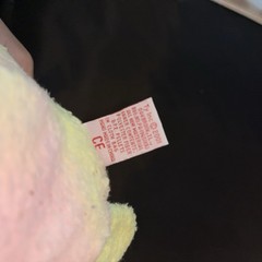 TY Beanie Buddies 2001 Tye Dye Bear Cuddle Pastel Plush Stuffed Animal “Mellow”