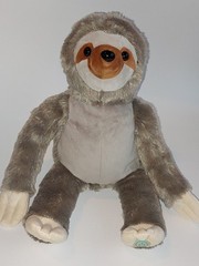 Health Touch Huggable Massager SLOTH Plush Vibration Relax (Works)