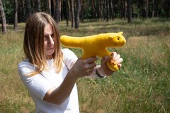 Hand Banana Plush Aqua Teen Hunger Force inspired – Handmade Banana Soft Toy