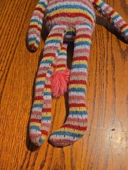 Rare HTF Jellycat Retired Leggy Lanky Lola Multicolor Stripped Plush Fast Ship