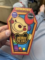 NEW 2025 Deddy Bears Halloween Edition ROBLOX Zombozo Included Coffin