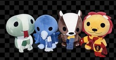 Harry Potter Jay Franco Plush Mascots Gryffindor Hufflepuff Slytherin Ravenclaw