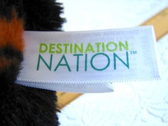 Destination Nation Plush SPOTTED HYENA 14″ Soft Stuffed Wild Animal NWOT