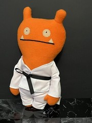 2013 Uglydoll Wage Plush Tae Kwon Wage Karate Outfit Gi Black Belt GUND Doll EUC