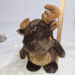 Wishpets Chubby Bubba Moose Plush Stuffed Animal 8 Inch Soft Toy