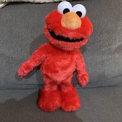 Sesame Street Elmo Slide Singing and Dancing English & Spanish 14″ Plush Working