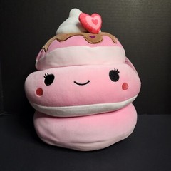 Squishmallows Valentines 2024 Shelly the Strawberry Pancake Stack, 11″ NWT