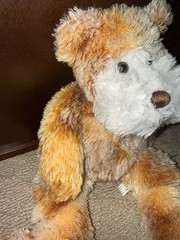 Joojoo Plush Brown Bear Brown White Tan EUC