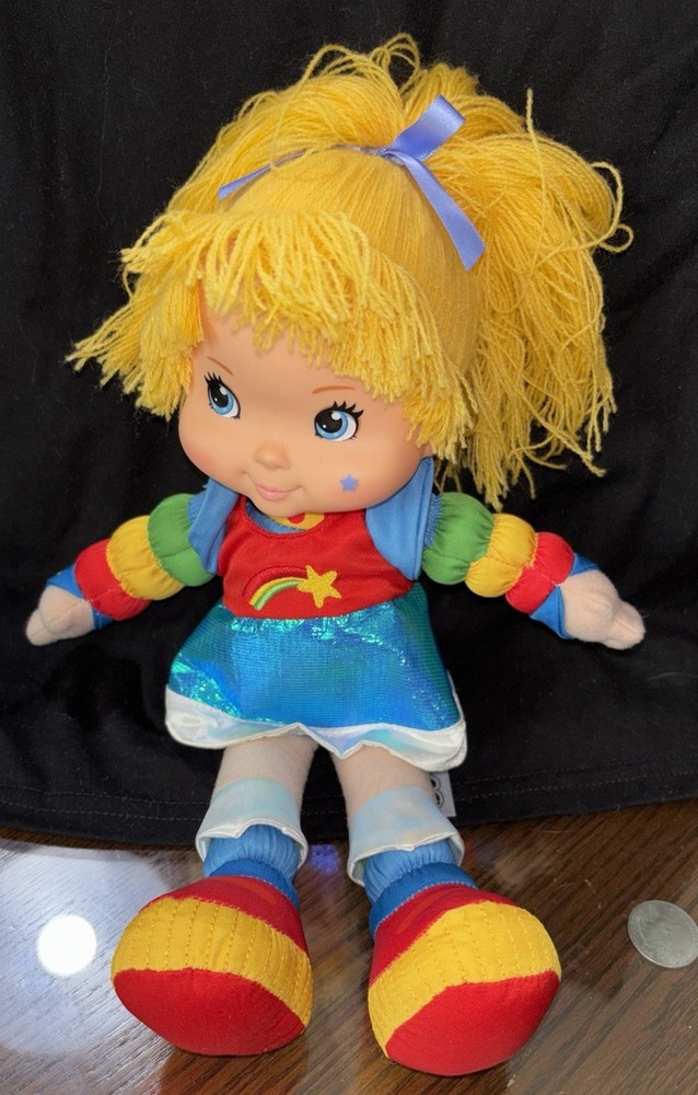 40 Years of Rainbow Brite Rag Doll 12″ Plush TLS Toy Blond Hair