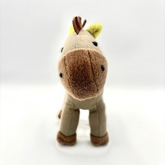 Baby Gap Vintage Horse Stuffed Baby Gift Toy Brown Yellow Nursery Decor 2002 Y2K