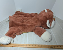 Jay At Play Mushable MONKEY Chimp Microbead Pillow Plush Nylon Tummy FLAWS READ
