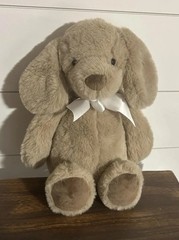 Snug Brown Puppy Dog Plush Stuffed Animal Lovey 13” Toy