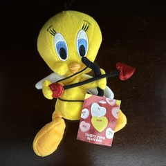 Warner Bros. Looney Tunes Tweety Cupid Plush Small 6-14 in 1998 3-7 Years