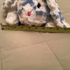 Blue Moon Vintage Patchwork Bunny Plush Chenille Bedspread Look