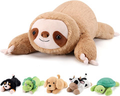 Pug Weighted Stuffed Animals – 21 Inch 3.5 Pounds Weighted Plushies Pug – Big Bu