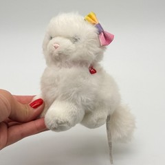 Summer’s Cat, Fettuccine (Girl of the Year™ 2025) Small White Stuffie Feline