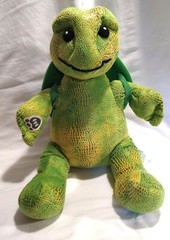 Sea Turtle Limited Edition Green with Shell Shell is Removeable Retired BAB