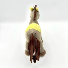 Baby Gap Vintage Horse Stuffed Baby Gift Toy Brown Yellow Nursery Decor 2002 Y2K