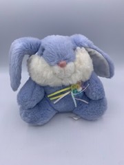 Vintage Small Dandee Bunny Easter Rabbit Plush Lavender Purple 894048